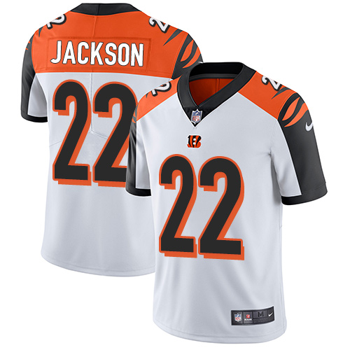 2019 men Cincinnati Bengals 22 Jackson white Nike Vapor Untouchable Limited NFL Jersey